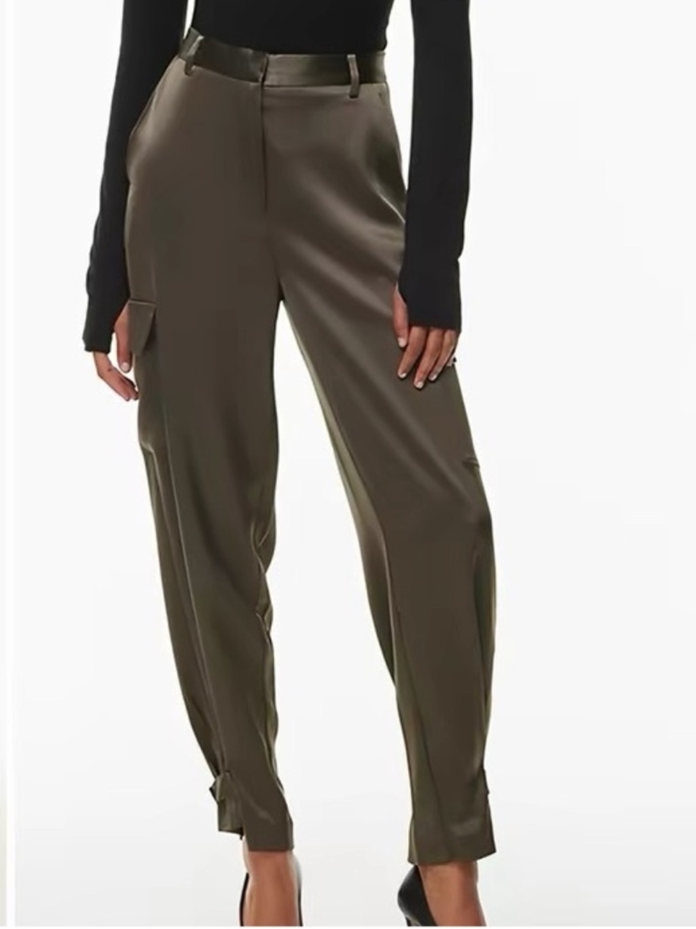 Babaton Refined Satin Cargo Pant
